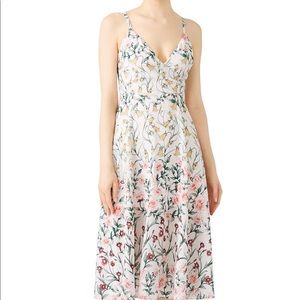 Aly + Jay Rose Colored Glasses Tea Length Dress